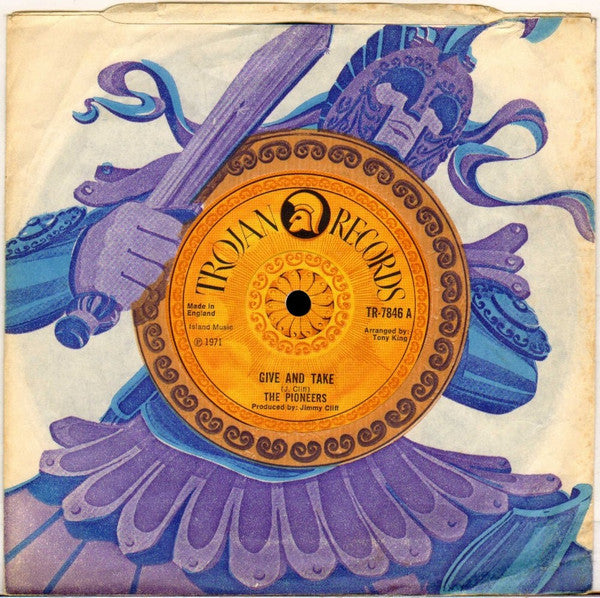 The Pioneers : Give And Take (7", Single, Sol)