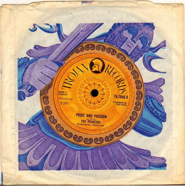 The Pioneers : Give And Take (7", Single, Sol)