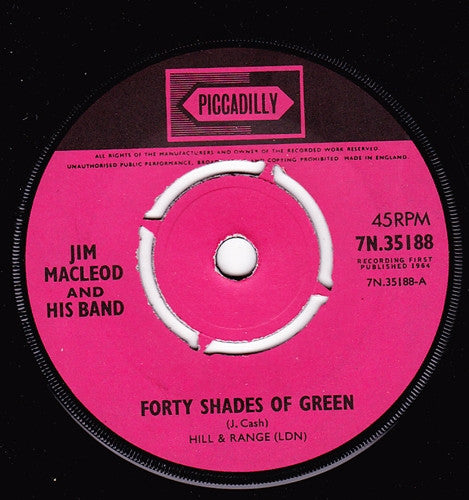Jim MacLeod & His Band : Forty Shades Of Green (7", Single)