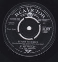 Elvis Presley With The Jordanaires : Return To Sender (7", Single, Mono)