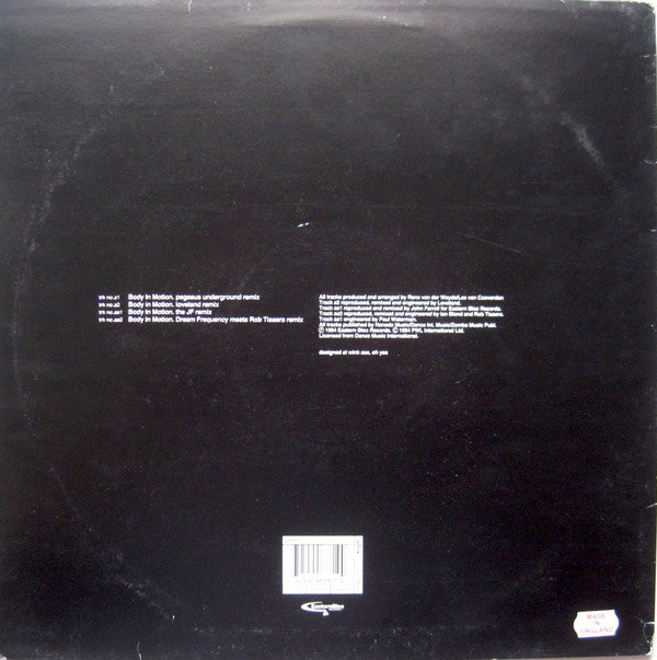 Atlantic Ocean : Body In Motion (The Underground Mixes) (12", Single)