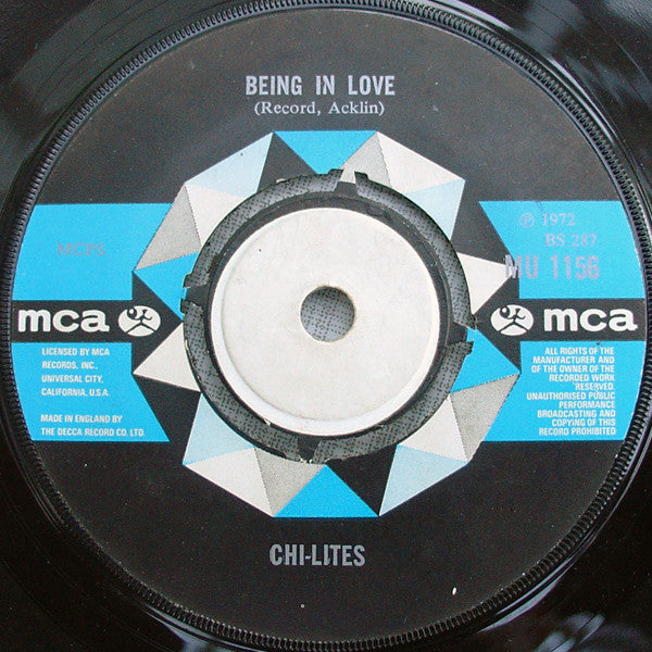 The Chi-lites : Oh Girl (7")
