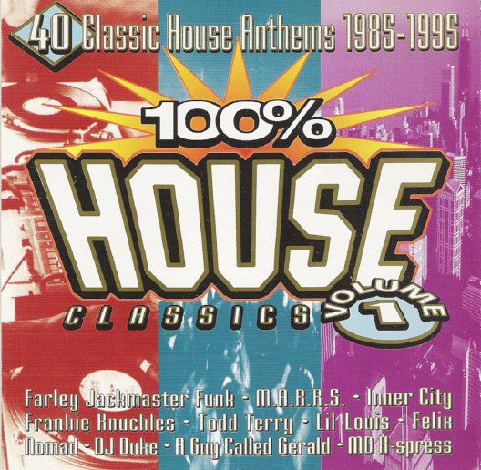 Various : 100% House Classics Volume 1 (2xCD, Comp)