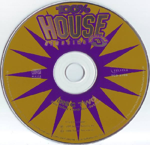 Various : 100% House Classics Volume 1 (2xCD, Comp)