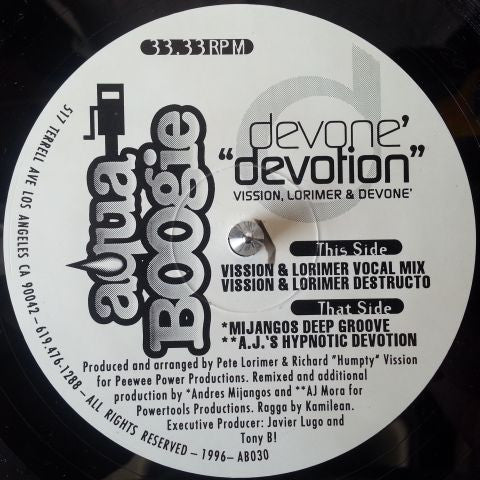 Devoné : Devotion (12")