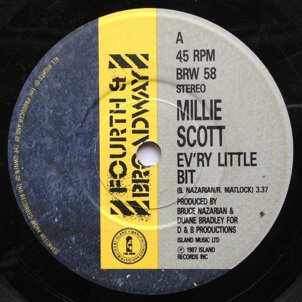 Millie Scott : Ev'ry Little Bit (7", Single)