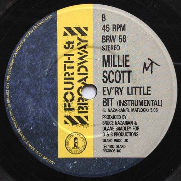 Millie Scott : Ev'ry Little Bit (7", Single)