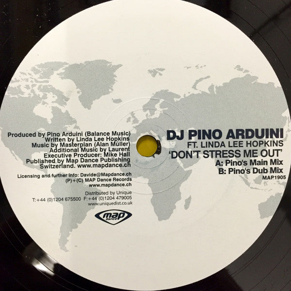 Pino Arduini : Don't Stress Me Out (12")