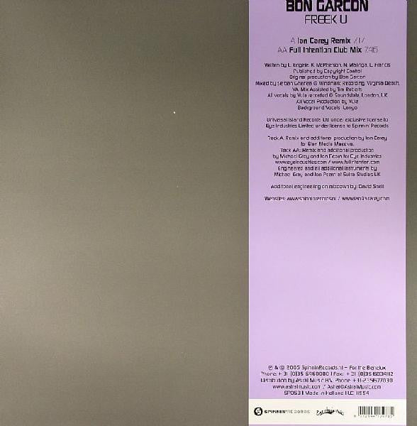 Bon Garçon : Freek U (12")