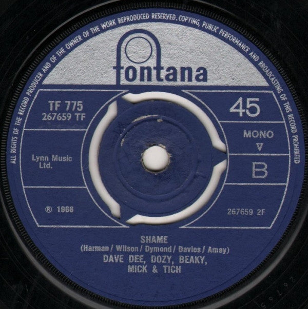 Dave Dee, Dozy, Beaky, Mick & Tich : Save Me  (7", Single, Mono, 3-P)