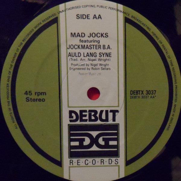 Mad Jocks Featuring Jockmaster B.A. : Jock Mix I (12")
