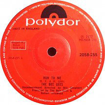 Bee Gees : Run To Me (7", Sol)