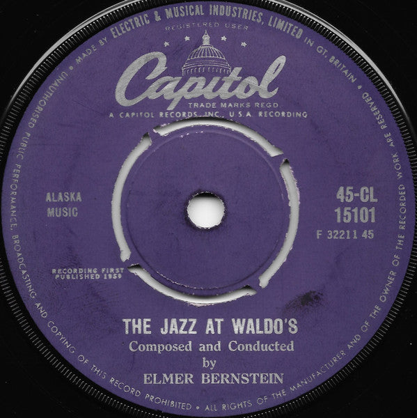 Elmer Bernstein : Staccato's Theme (7", Single)