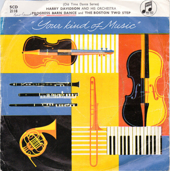 Harry Davidson And His Orchestra : Progress Barn Dance / The Boston Two Step (7")