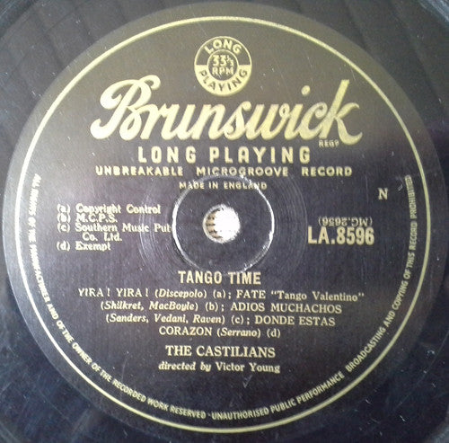 The Castilians : Tango Time (10")