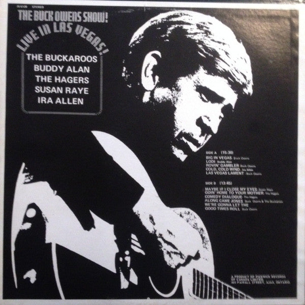 Buck Owens : The Buck Owens Show Live In Las Vegas! (LP, Album)
