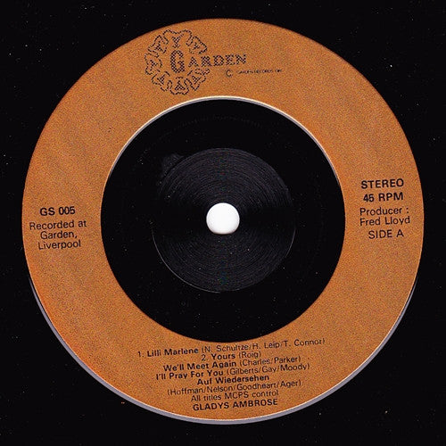 Gladys Ambrose : Lilli Marlene (7")