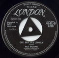Pat Boone : Gee, But It's Lonely / For My Good Fortune (7", Single)
