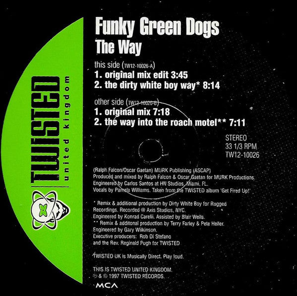 Funky Green Dogs : The Way (12", Single)