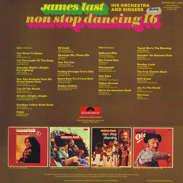 James Last : Non Stop Dancing 16 (LP, Album)
