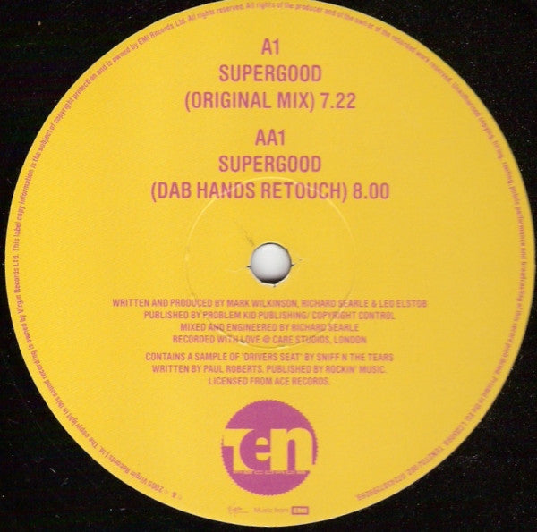 The Dab Hands : Supergood (12", Promo)