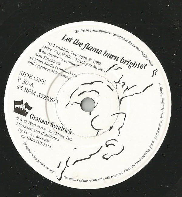 Graham Kendrick : Let The Flame Burn Brighter (7")