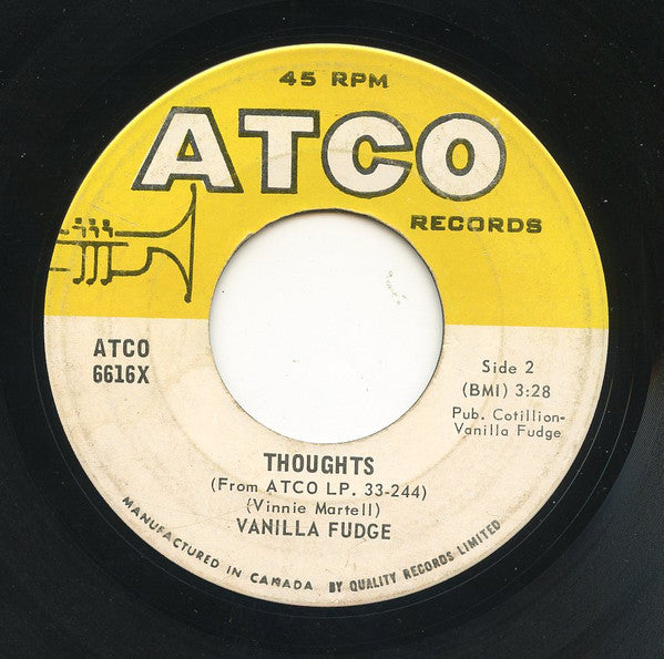 Vanilla Fudge : Take Me For A Little While (7")