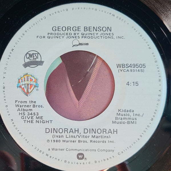 George Benson : Give Me The Night (7", Single)