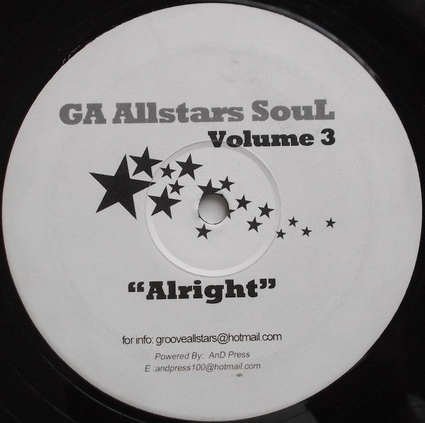 Groove Allstars : Allstars Soul Volume 3 (12")