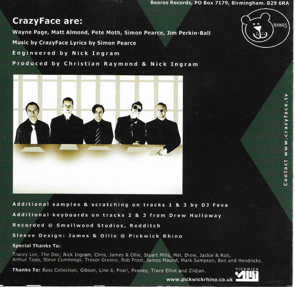 CrazyFace : Brickwall (CD, Single)
