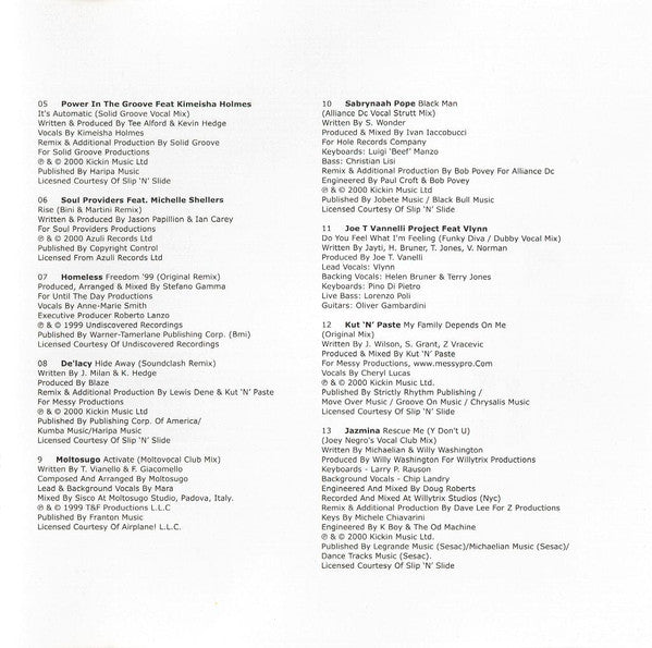 Various : House@slipnslide (CD, Comp, Mixed)
