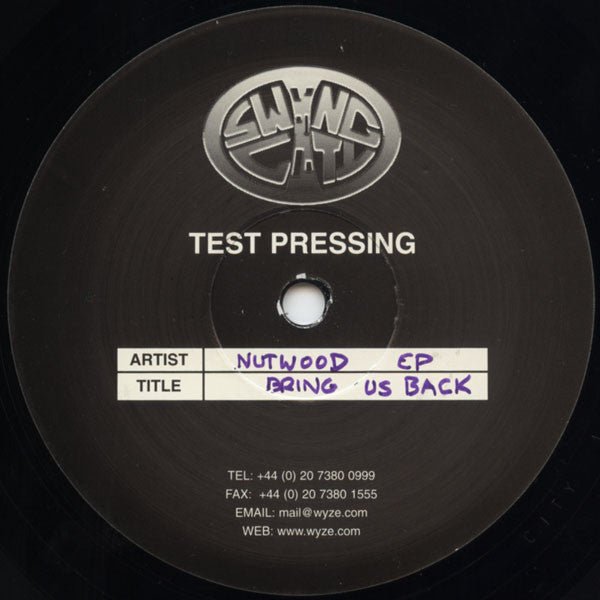 DJ Rupert : Nutwood EP (12", EP, TP)