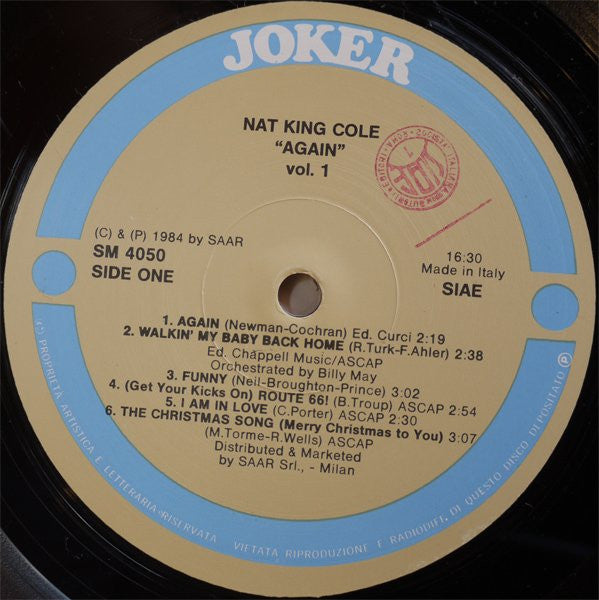 Nat King Cole : Again - Vol. 1 (LP, Comp)