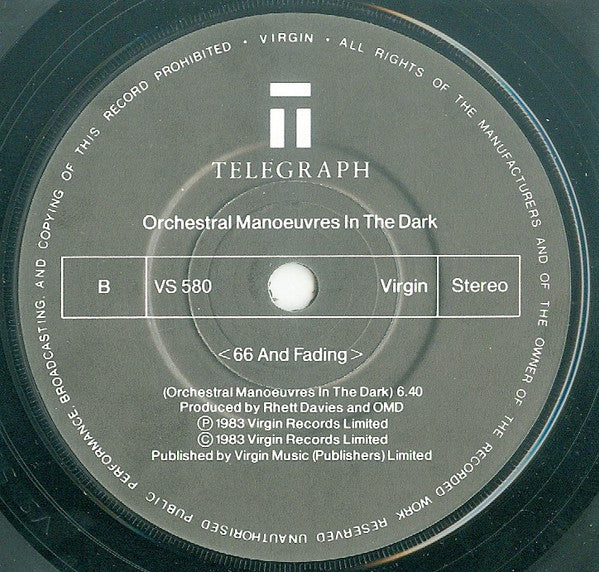 Orchestral Manoeuvres In The Dark : Telegraph (7", Single, Mat)