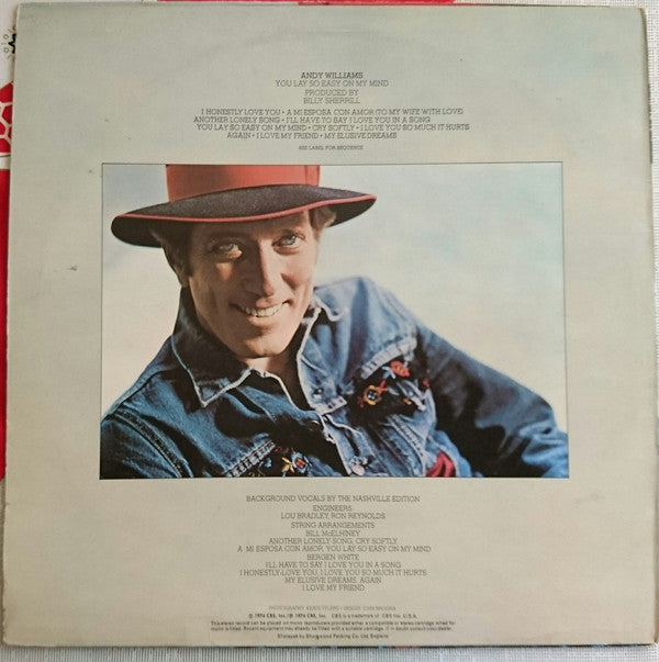 Andy Williams : You Lay So Easy On My Mind (LP)