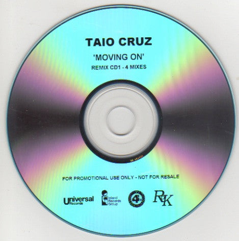 Taio Cruz : Moving On (Remix CD1) (CDr, Promo)