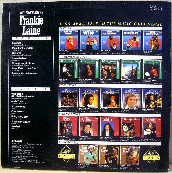 Frankie Laine : My Favourites (LP, Comp)