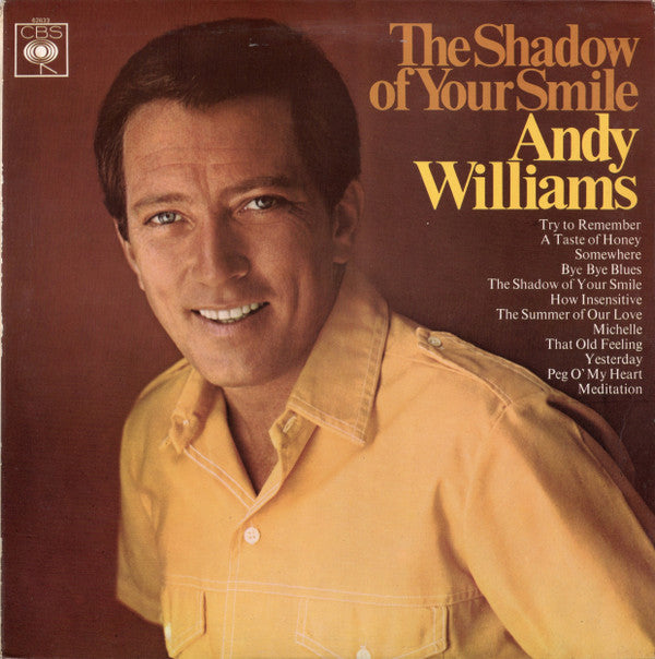 Andy Williams : The Shadow Of Your Smile (LP, Album)