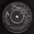 Michael Jackson : One Day In Your Life (7", Single, RE, Pus)