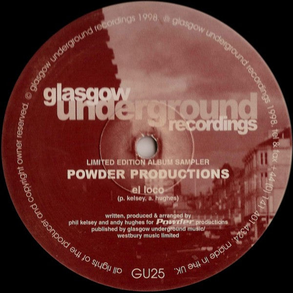 Powder Productions : El Loco (12", Ltd, Smplr)