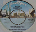 Rare Essence (5) : Love Talking (7", Single)