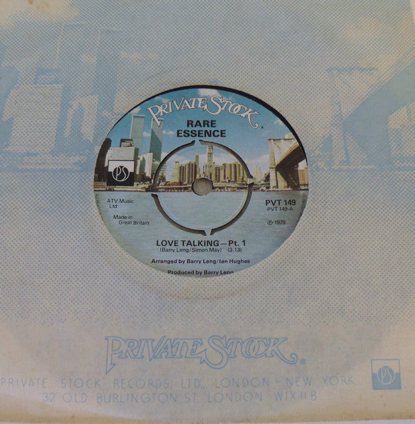 Rare Essence (5) : Love Talking (7", Single)