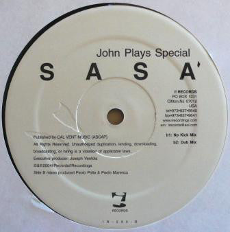 John Plays Special : Sasa (12")