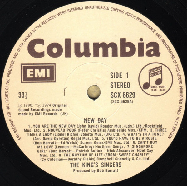 The King's Singers : New Day (LP)