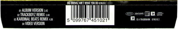 Big Brovaz : Ain't What You Do (CD, Single, Enh)