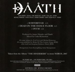 Dååth : 3 Track Sampler (CD, Single, Promo, Car)