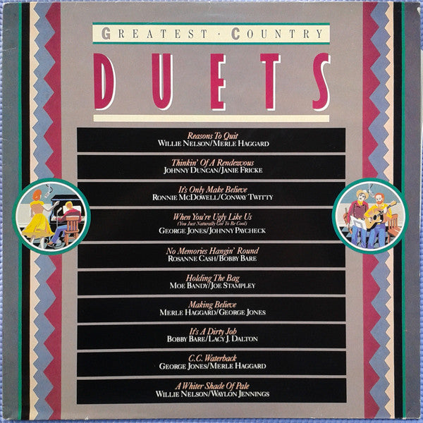 Various : Greatest Country Duets (LP, Comp)