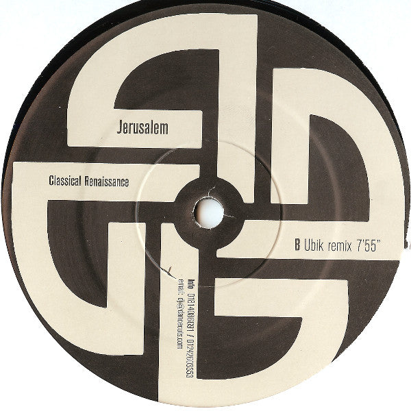 Classical Renaissance : Jerusalem (12", Promo)