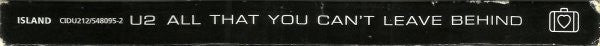 U2 : All That You Can't Leave Behind (CD, Album, Num, S/Edition, Uni)