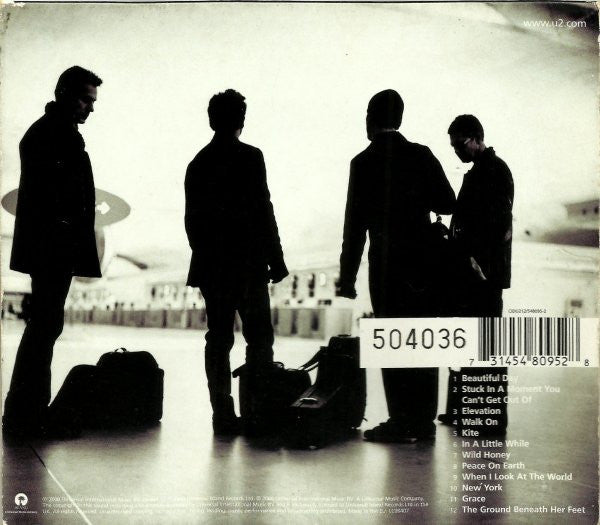 U2 : All That You Can't Leave Behind (CD, Album, Num, S/Edition, Uni)